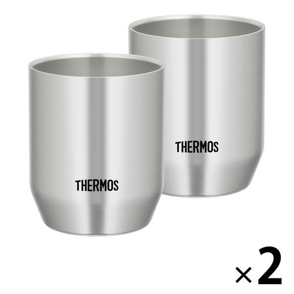 サーモス（THERMOS） 真空断熱カップ タンブラー 360ml ステンレス JDH-360P S 1セット（4個）