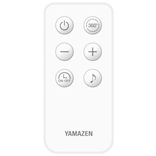 LOHACO - YAMAZEN 18cm DC壁掛けサーキュレーター 360度首振り お