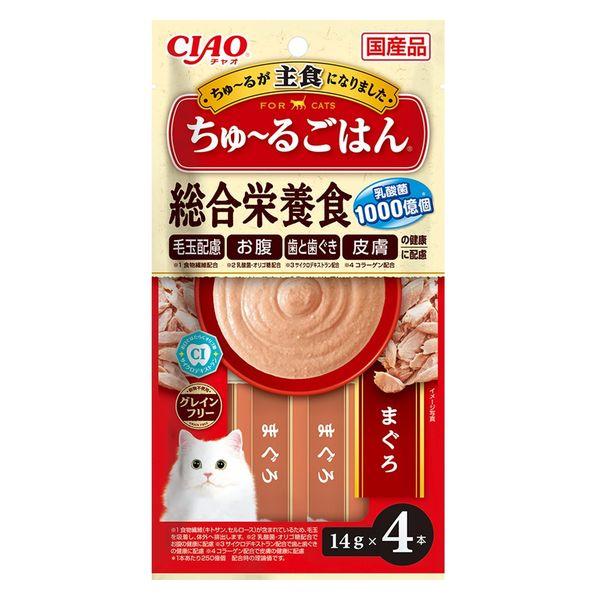LOHACO - いなば CIAO チャオ ちゅ〜るごはん 猫 総合栄養食 まぐろ