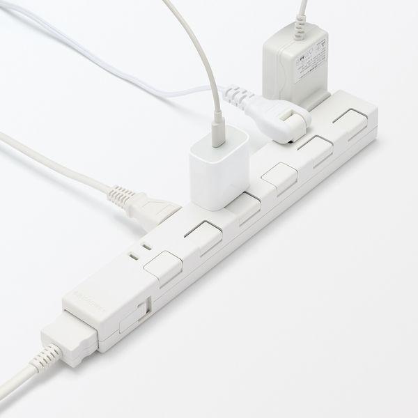 LOHACO - 無印良品 ジョイントタップ ロック付 コンセント6個口 個別