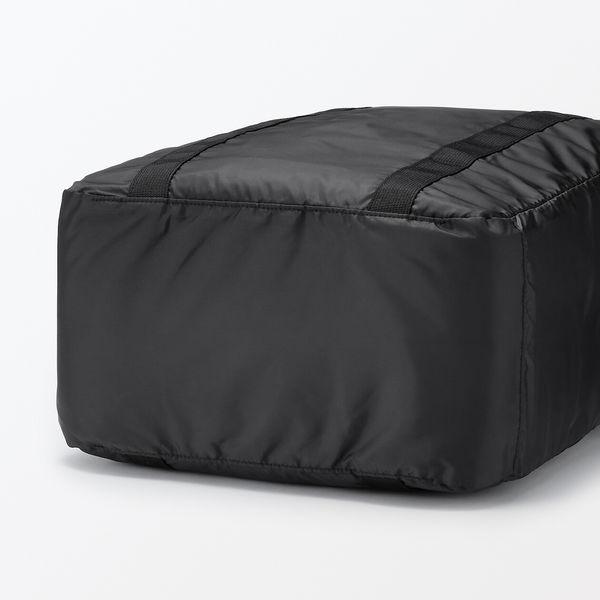 LOHACO - 無印良品 たためる 撥水縦型ボストンバッグ 黒 良品計画