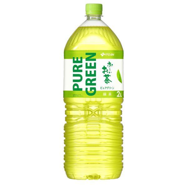 LOHACO - 伊藤園 お〜いお茶 緑茶 PURE GREEN 2L 1箱（6本入）