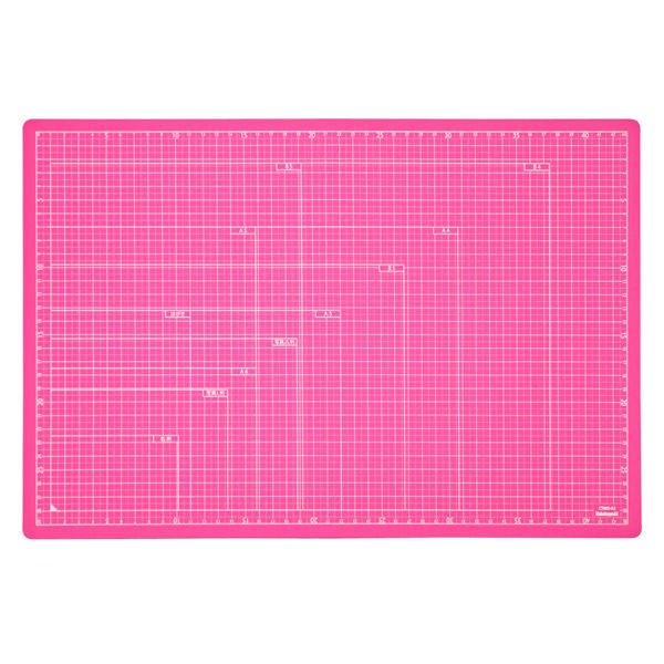 ナカバヤシ 折りたたみカッティングマットA3 ピンク CTMO-A3P 1セット(1個&times;5)