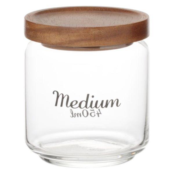 ガラススタッキングキャニスター M クリア studio CLIP