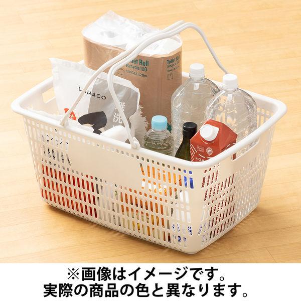 LOHACO - 現場のチカラ 買い物カゴ 28.8L 幅515×奥行358×高さ252mm