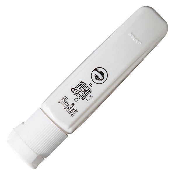 LOHACO - ぺんてる エフ水彩 ポリチューブ入り 単色 12ml しろ 絵の具