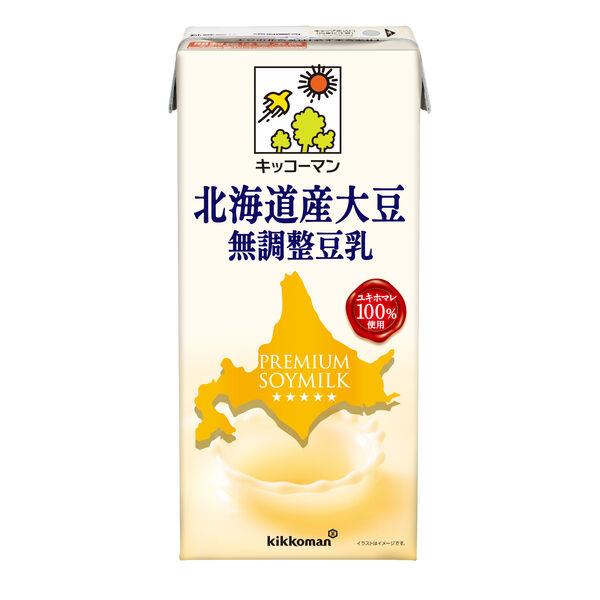 LOHACO - キッコーマン 北海道産大豆無調整豆乳 1000ml 1箱（6本入）