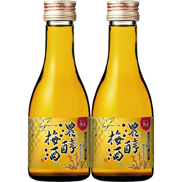 アサヒビール アサヒ 濃醇梅酒 10度 瓶 180ml 2本