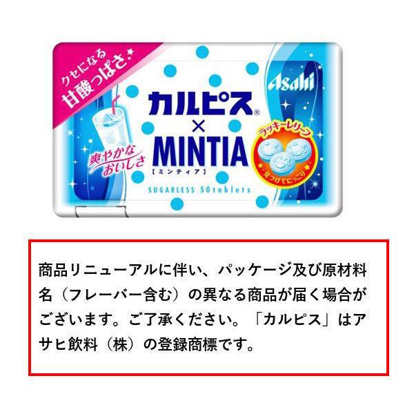 カルピス Mintia 新品 ミンティア 1セット アサヒグループ食品 10個