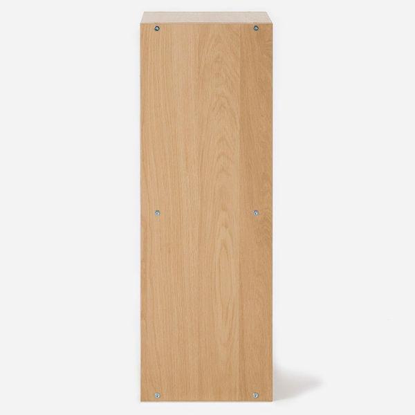 LOHACO - 無印良品 スタッキングシェルフ 追加2段 オーク材 幅40×奥行