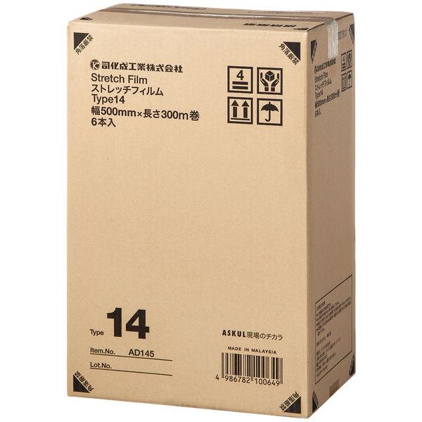 LOHACO - 司化成工業 ストレッチフィルム 14μ 500×300 AD145 1箱(6本入