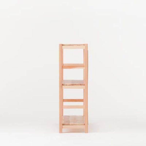 LOHACO - 無印良品 パイン材ユニットシェルフ奥行25cmタイプ 58cm幅 小