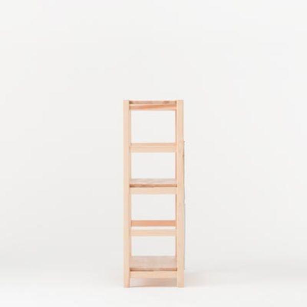 LOHACO - 無印良品 パイン材ユニットシェルフ奥行25cmタイプ 86cm幅 小