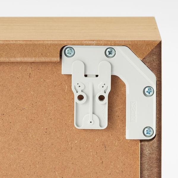 【美品・2個セット】無印良品 壁に付けられる家具箱 オーク材突板 88cm LOHACO - 無印良品 壁に付けられる家具箱 オーク材突板 88cm 良品計画