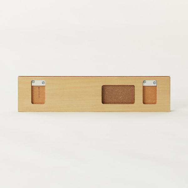 LOHACO - 無印良品 壁に付けられる家具3連ハンガー オーク材突板 44cm