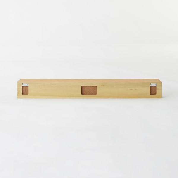LOHACO - 無印良品 壁に付けられる家具棚 オーク材突板 88cm 良品計画