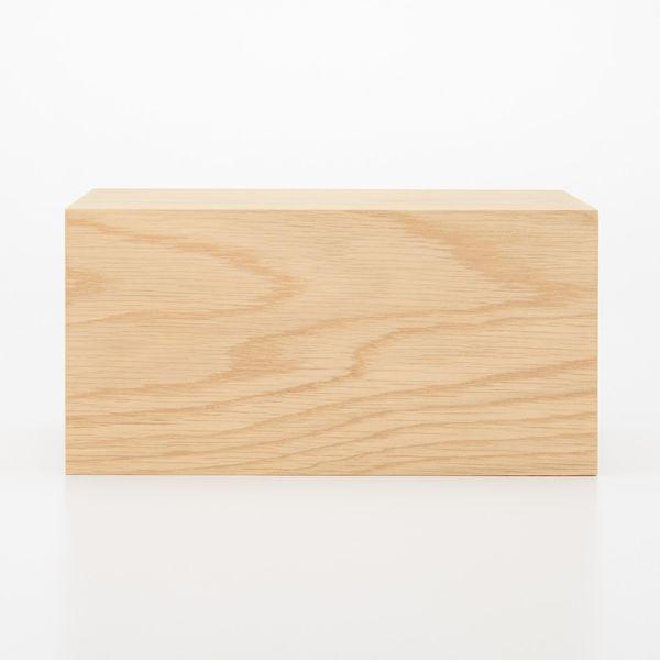 LOHACO - 無印良品 木製トレー収納2段引出 約幅25.2×奥行17×高さ12.6cm