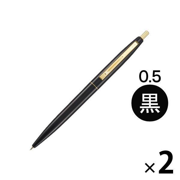 LOHACO - 油性ボールペン クリックゴールド 0.5mm ブラック軸 黒