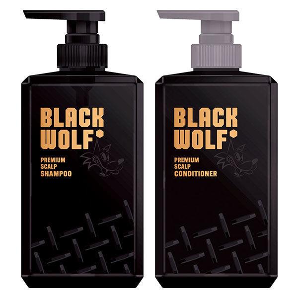 （EC限定セット）ブラックウルフプレミアム スカルプ シャンプー ＋ コンディショナー 380ml メンズ 男