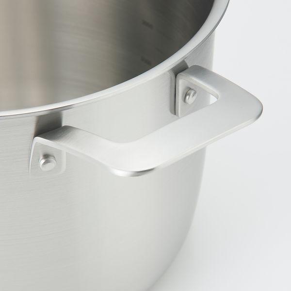 LOHACO - 無印良品 ステンレスアルミ全面三層鋼両手鍋 約6.0L 約幅33