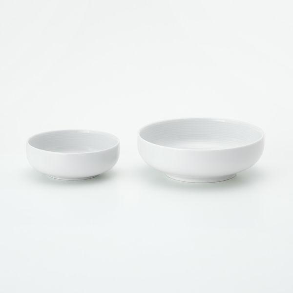 LOHACO - 無印良品 白磁浅鉢 大 約直径15.5×高さ5cm 良品計画