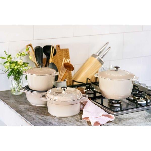 ストウブ Staub ピコ ココット ラウンド リネン 20cm 1個 両手 鋳物  