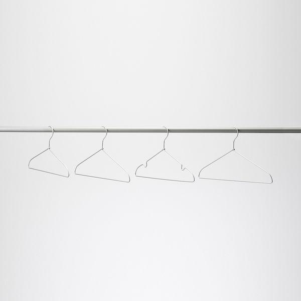 LOHACO - 無印良品 アルミ洗濯用ハンガー 約幅33cm 3本組 1セット（6本