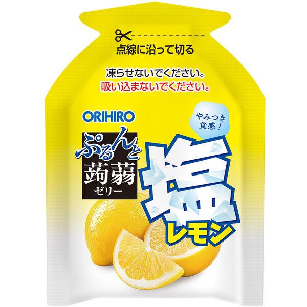 LOHACO - ぷるんと蒟蒻ゼリー 塩レモン 1セット（1袋（6個入）×4