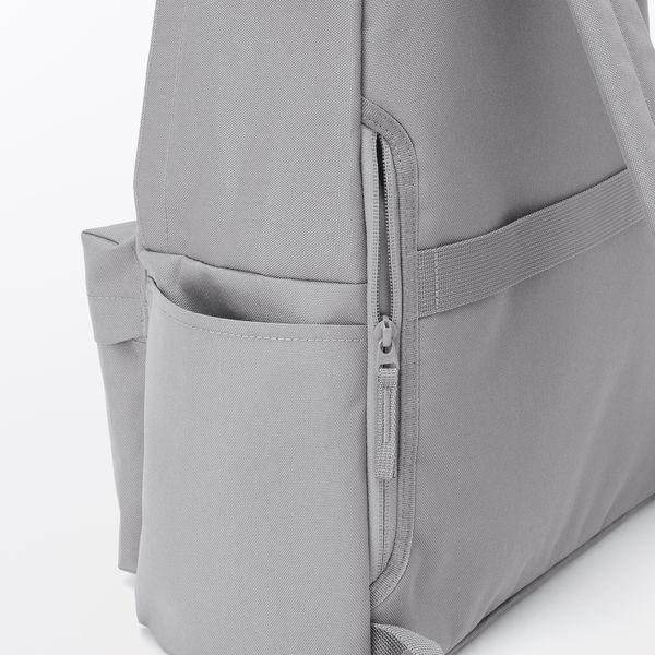 LOHACO - 無印良品 肩の負担を軽くする 撥水 リュックサック グレー