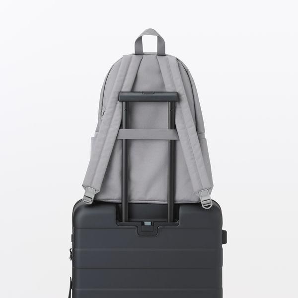 LOHACO - 無印良品 肩の負担を軽くする 撥水 リュックサック グレー
