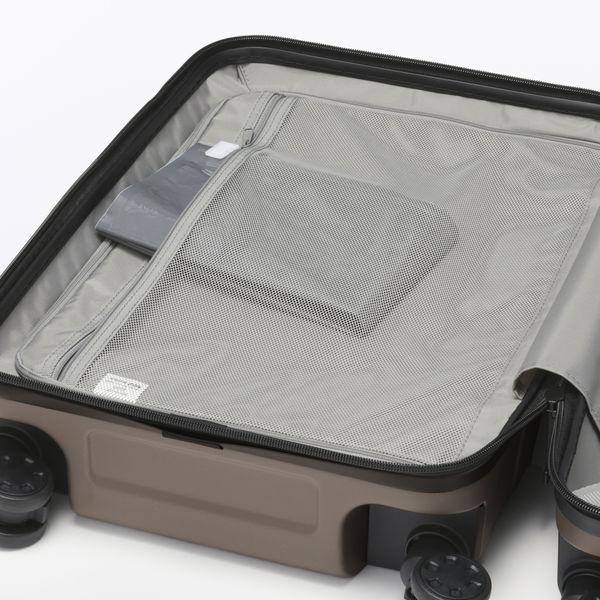 k*i様 【美品-購入1週間】無印良品 新型36L機内持込キャリー　スモーキーブ LOHACO - 無印良品 バーを自由に調節できる ハードキャリーケース