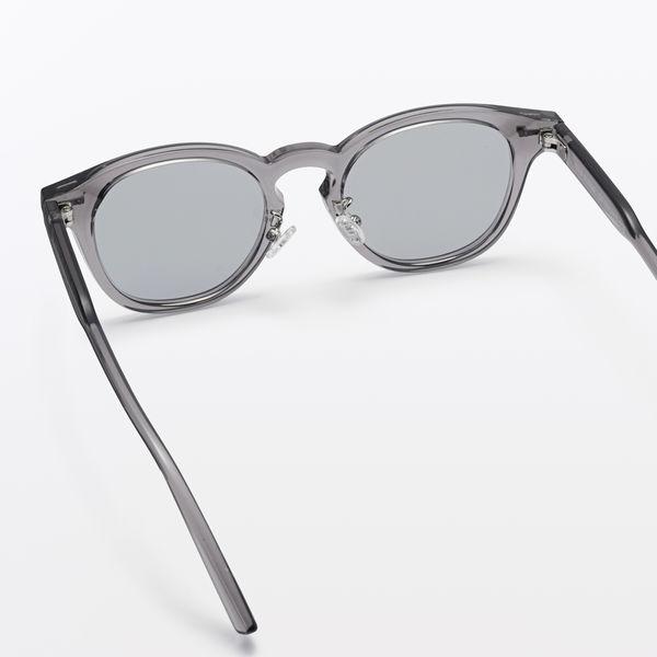 LOHACO - 無印良品 UV400 ボストン型 サングラス ミディアム