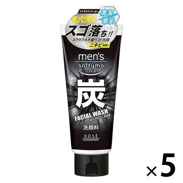 メンズソフティモ フェイシャルウォッシュ 炭 5個 男性 コーセーコスメポート Newsaid In