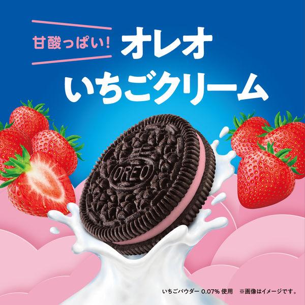 LOHACO - クリームサンド 小袋 お配り菓子 オレオ メガパック いちご