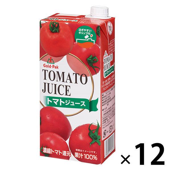 LOHACO - 【紙パック】果汁100% 濃縮トマト還元 トマトジュース 1L 1