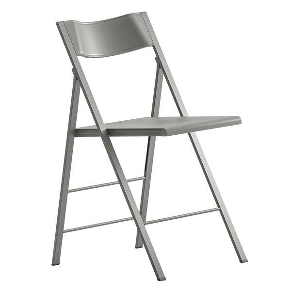 arrmet 折畳みチェア ポケットカラー グレー POC-GRY 1セット(2脚入)（取寄品）