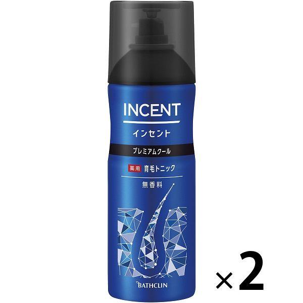 インセント 薬用育毛トニック 無香料 プレミアムクール 特大 260g 2個 男 メンズ（医薬部外品）バスクリン