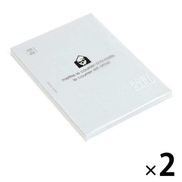 ポストカード パステル ホワイト 2袋（50枚入×2） PC2-P-01 エトランジェ・ディ・コスタリカ