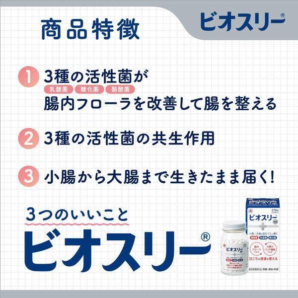 LOHACO - ビオスリーHi錠 540錠 3箱セット 酪酸菌配合 整腸剤 整腸