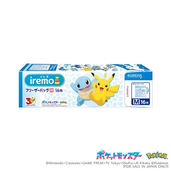 LOHACO - （限定）フリーザーバッグ M マチ付き iremo 16枚 ポケモン