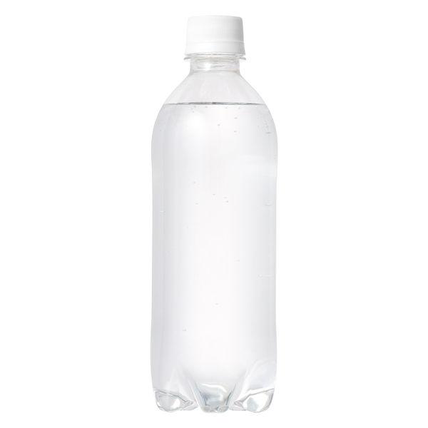 スパークリングウォーター 500ml LOHACO - 無糖 炭酸水 500ml ペットボトル ラベルレス 1セット（96本
