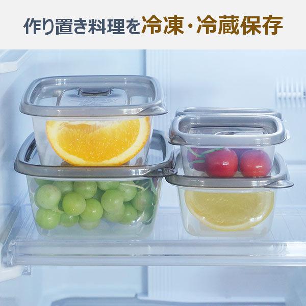 LOHACO - 保存容器 電子レンジ対応 スマートフラップ 角型 M 610ml 1