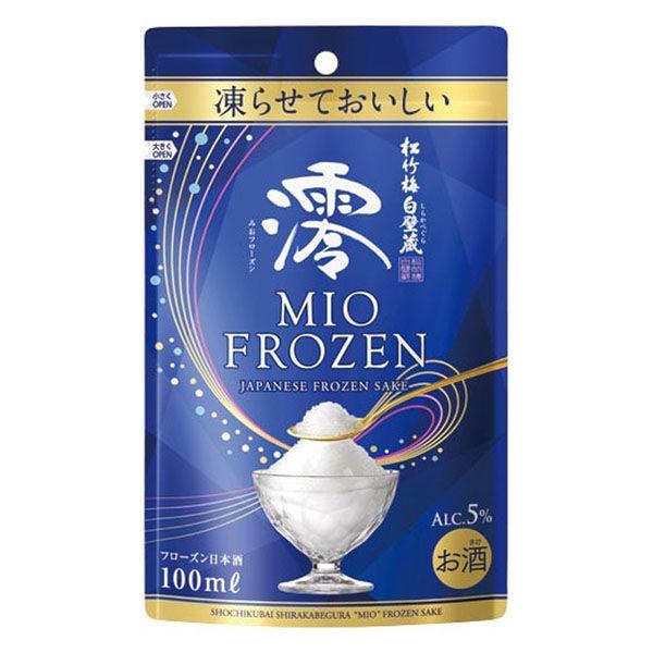 LOHACO - 松竹梅白壁蔵 澪 FROZEN 5度 100ml パウチ 1セット（3個