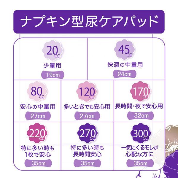 LOHACO - ウィスパー うすさら安心 吸水パッド 快適の中量用 45cc 羽