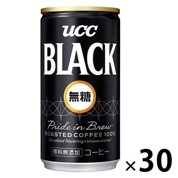 LOHACO - 【缶コーヒー】UCC BLACK（ブラック）無糖 185g 1箱（30缶入）