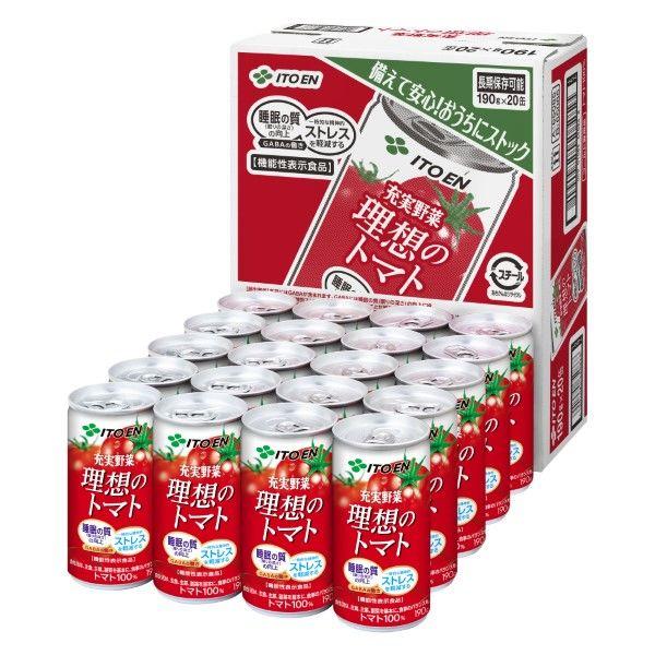 LOHACO - 【機能性表示食品】伊藤園 トマトジュース 理想のトマト 190g