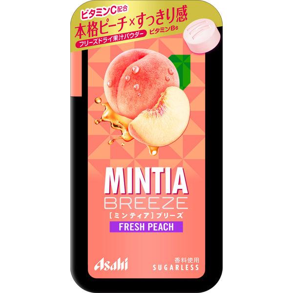 ミンティアブリーズ　シャイニーピンク　フレッシュピーチ　シャインマスカット30個 LOHACO - MINTIA（ミンティア）ブリーズ フレッシュピーチ 24個 アサヒ