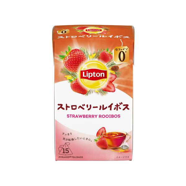 LOHACO - リプトン ストロベリールイボス ティーバッグ 1個（15バッグ入）