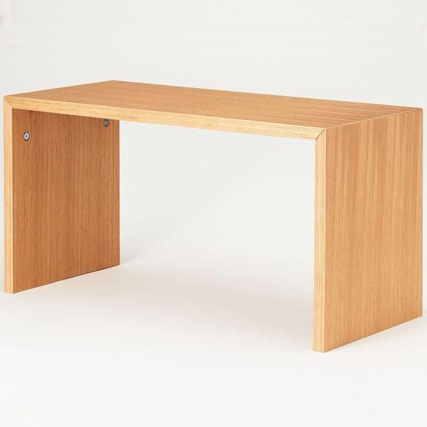 無印良品　コの字家具 2個セット　オーク　タモ LOHACO - 無印良品 コの字の家具 積層合板 オーク材 幅70cm 幅70×奥行