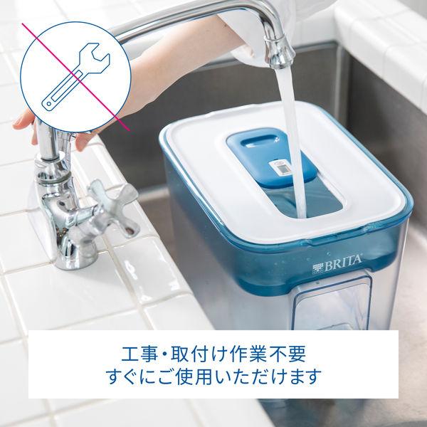 LOHACO - ブリタ（BRITA）タンク型 浄水器 フロー ベーシックブルー